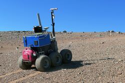 The ESA Seeker autonomous rover during tests at Paranal.jpg