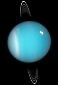 Uranus with clouds
