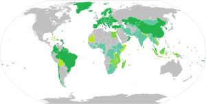 Visa Requirements for Albanian Citizens.svg