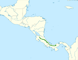 Bangsia arcaei map.svg