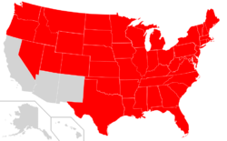 Genus Zizia Native Distribution in the United States.svg