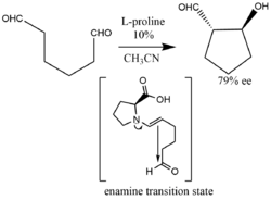 Proline-catalyzed Asymmetric Intramolecular Aldolization.png