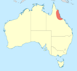 Synlestes tropicus distribution map.svg