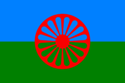 Flag of the Romani people.svg