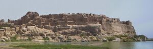 Ghaznavid ruins of Lashkari Bazar (northern view, composite).jpg