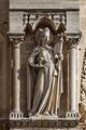 Paris - Cathédrale Notre-Dame - Façade ouest - Statue - PA00086250 - 004.jpg
