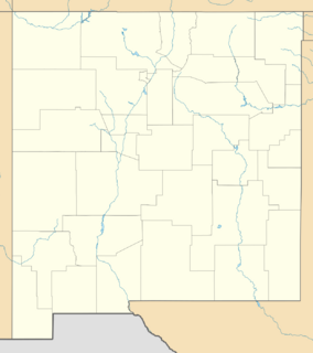 Map showing the location of Capulin Volcano National Monument