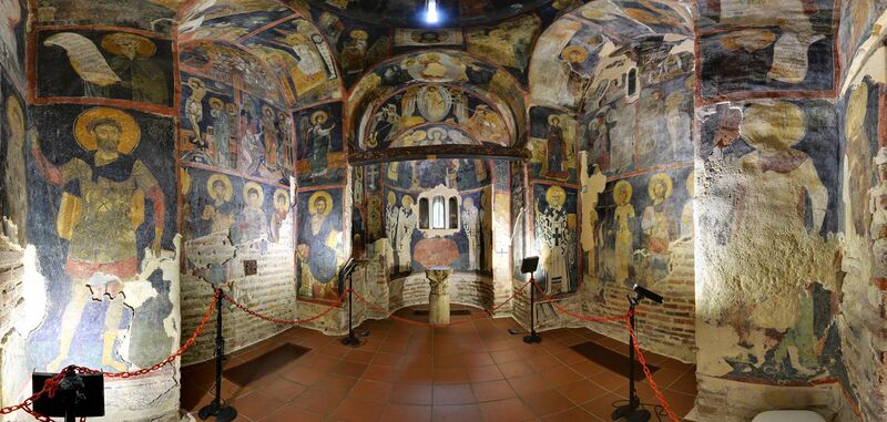 File:Boyana Church Mural Paintings.jpg
