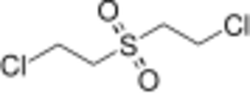 Dichlorodiethyl sulfone.svg