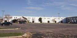 Former Gateway 2000 Headquarters Sioux City, South Dakota, Employee Entrance.jpg