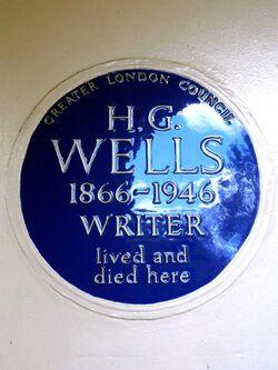 H.G. WELLS 1866-1946 WRITER lived and died here.jpg