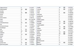 Est profile based on tissue type.