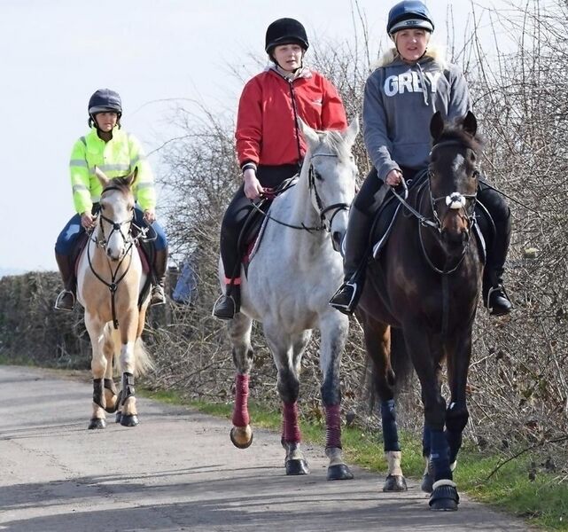 File:Horse riders near Bristol, England, in 2015 arp.jpg