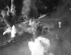 Japanese battleship Haruna under attack on 28 July 1945 (80-G-490224).jpg