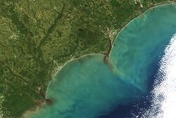 Sediment off the Carolinas on October 9, 2016.jpg