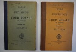Tables des Décisions de La Cour Royale de Jersey.jpg