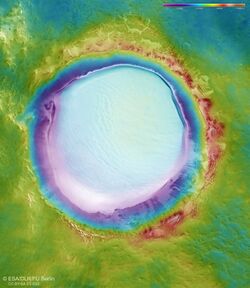 Topography of Korolev crater.jpg