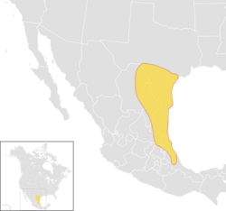 Toxostoma longirostre species distribution map.svg