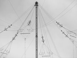 VLF umbrella antenna - Anthorn Radio Station UK - central mast.jpg