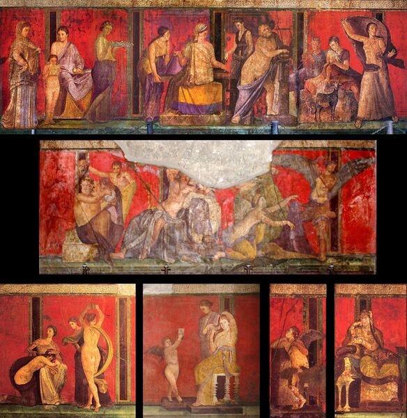 File:Villa of the Mysteries (Pompeii) - frescos 02.jpg