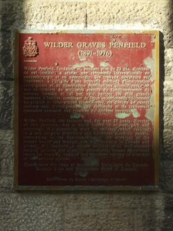 Wilder Penfield plaque Montreal.JPG