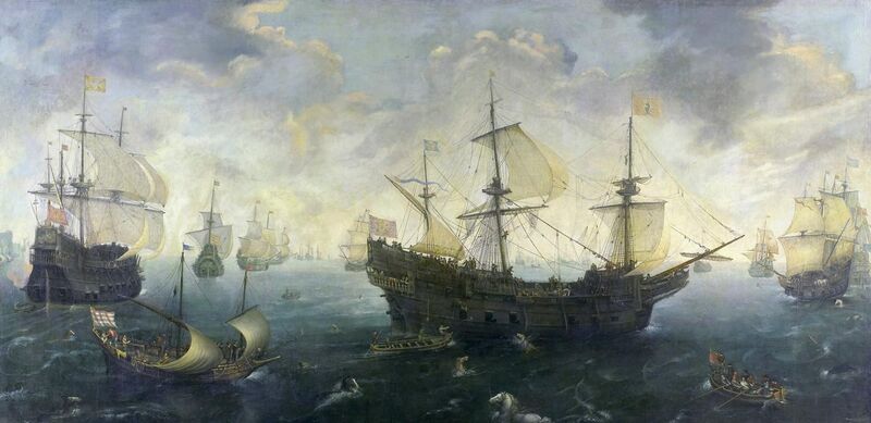 File:C.C. van Wieringen The Spanish Armada off the English coast.jpg