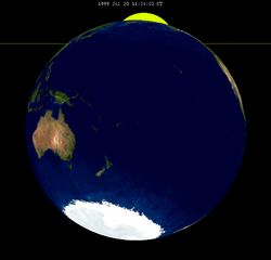 Lunar eclipse from moon-1999Jul28.png