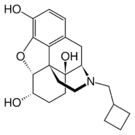 Chemical structure of nalbuphine.