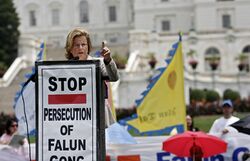 Speaker at Washington DC. STOP the Persecution of Falun Gong.jpg