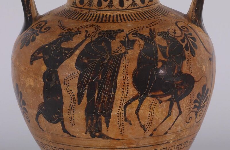 File:Antimenes Painter - Black-figure Amphora with Herakles and Apollo Fighting Over the Tripod - Walters 4821 - Detail B.jpg