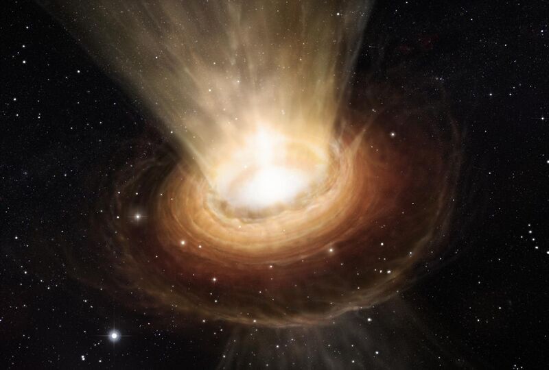 File:Artist's impression of the surroundings of the supermassive black hole in NGC 3783.jpg