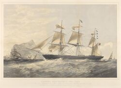 Clipper Ship Orient 1032 Tons - Messrs James Thomson and Co Owners, Thomas Bilbe and Co Builders RMG PY8541.jpg