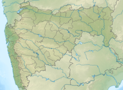 Location of Lonar lake within Maharashtra, India