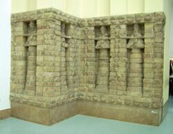 Part of front of Inanna temple of Kara Indasch from Uruk Vorderasiatisches Museum Berlin.jpg