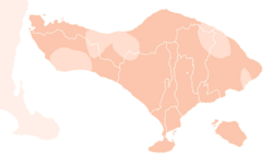 Balinese language distribution.svg