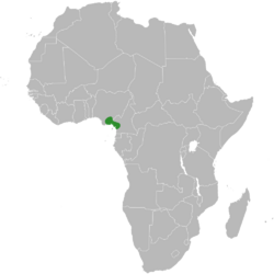 Baphia obanensis distribution.svg