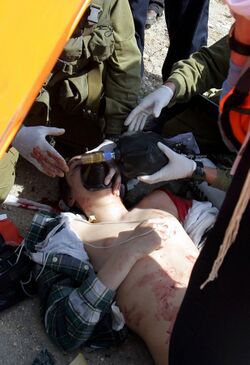 Fatally wounded Israeli school boy.jpg