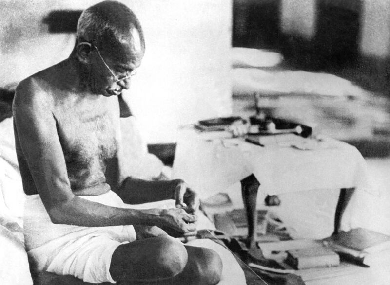 File:Gandhi spinning 1942.jpg