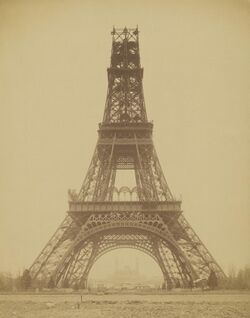 Louis-Emile Durandelle, The Eiffel Tower - State of the Construction, 1888.jpg
