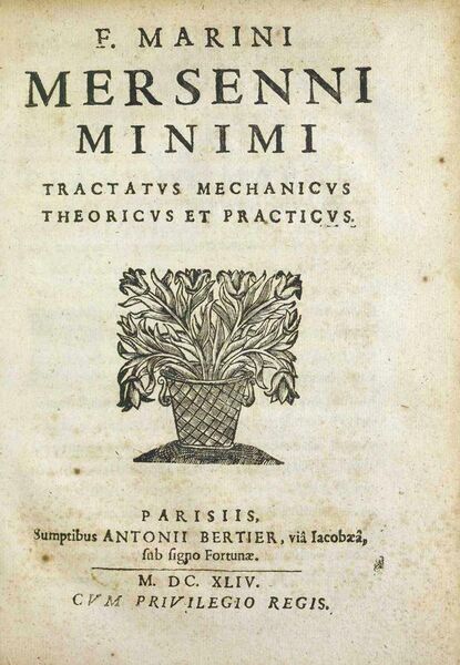 File:Mersenne, Marin – Tractatus mechanicus theoricus et practicus, 1644 – BEIC 8719810.jpg