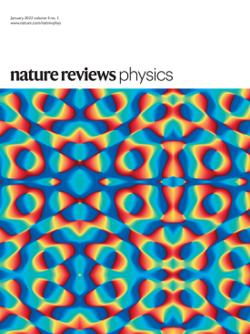 Nature Reviews Physics journal cover volume 4 issue 1.png