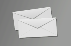 Two envelopes.svg