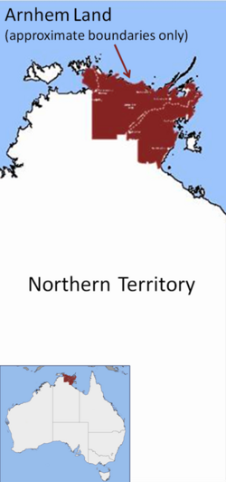 Arnhem land locator.png