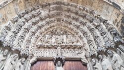 Chartres - south portal - central bay - tympan.jpg