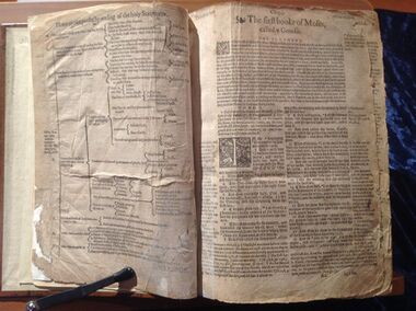 Authentic Geneva Bible from 1578. Translation of the Bible used by many Protestant Reformers