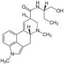 Methylsergide Structural Formula V1.svg