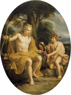 Noël Coypel - Story of Apollo-Apollo and Mercury, 1688.jpg