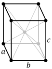 Orthohombic, body-centered