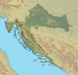 Location map/data/Croatia is located in Croatia