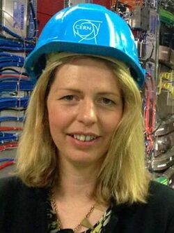 Victoria Martin, University of Edinburgh, at the CMS experiment at CERN.jpg